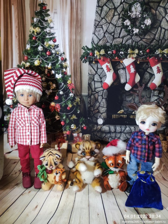 Зима у моих мелких кукол — Куклы Kathe Kruse (Кате/Кэте Крузе): фото