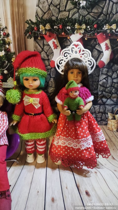 Зима у моих мелких кукол — Куклы Kathe Kruse (Кате/Кэте Крузе): фото