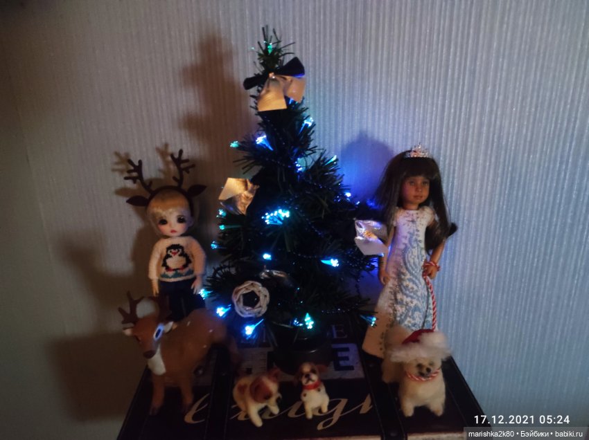 Зима у моих мелких кукол — Куклы Kathe Kruse (Кате/Кэте Крузе): фото