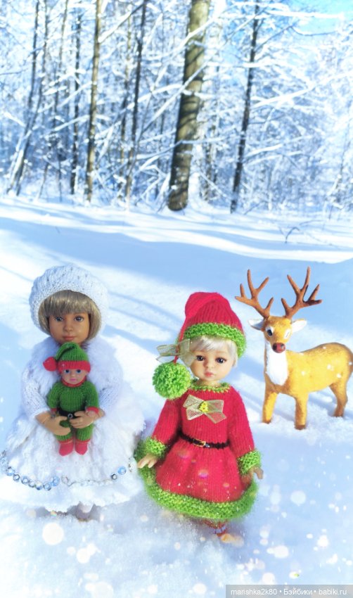 Зима у моих мелких кукол — Куклы Kathe Kruse (Кате/Кэте Крузе): фото