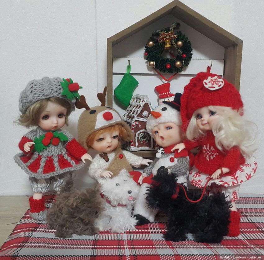 Собачек много не бывает. Клякса, Снежок и Дружок