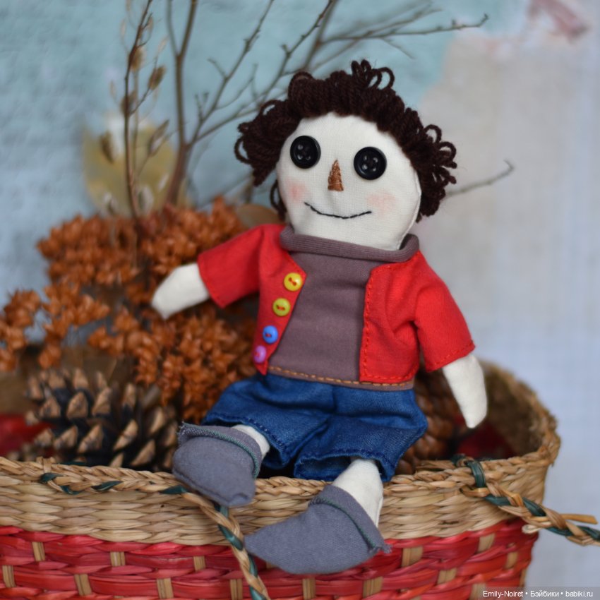 Груша и Гоша — Авторские текстильные куклы: Вальдорфские (фото 2)