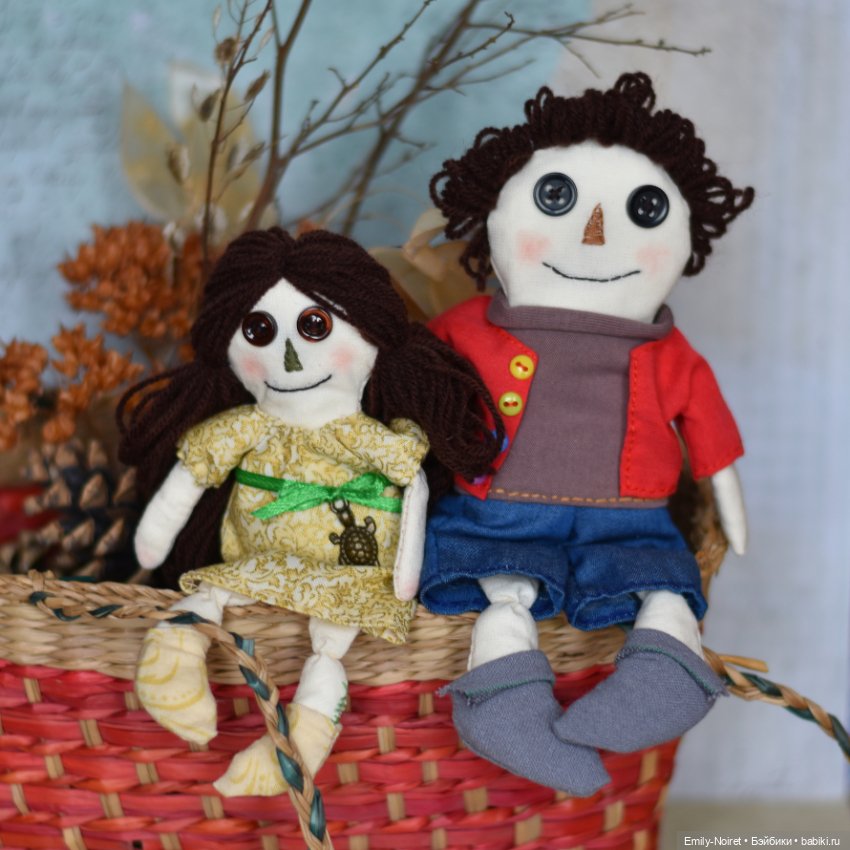 Груша и Гоша — Авторские текстильные куклы: Вальдорфские (фото 5)