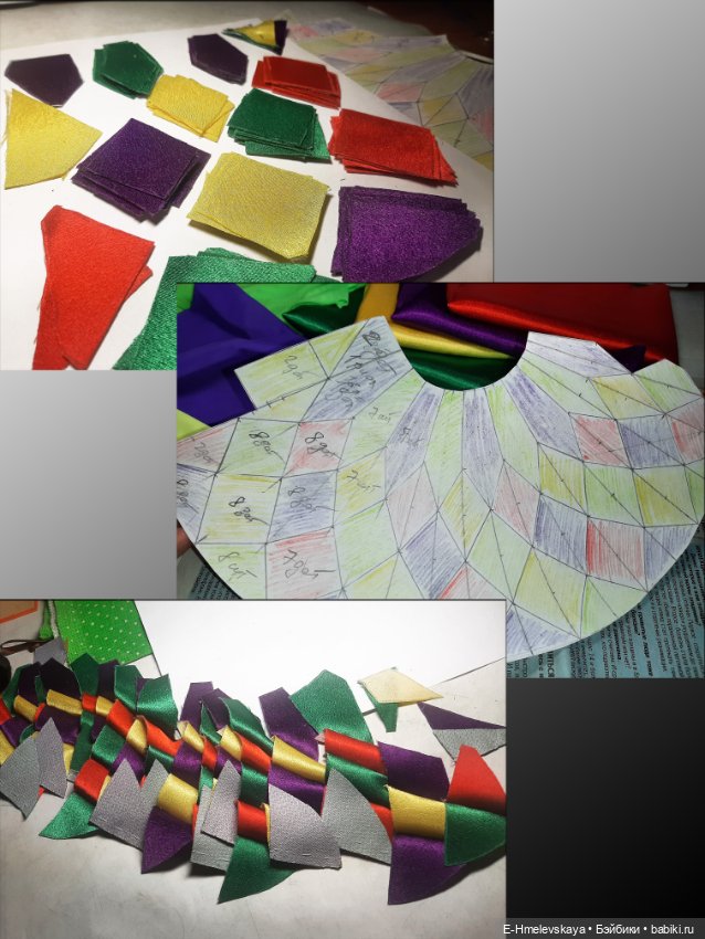 Конкурс. Стиль пэчворк. Коломбина