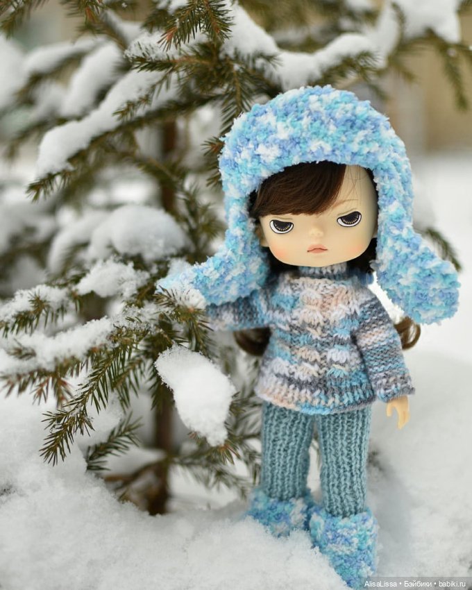 Зимние наряды для xiaomi monst Лёли и Лины (фото 9)