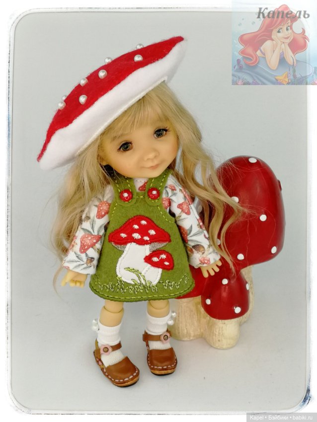Два микро-мухоморчика — Одежда и обувь для кукол своими руками: фото