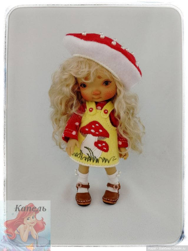 Два микро-мухоморчика — Одежда и обувь для кукол своими руками: фото