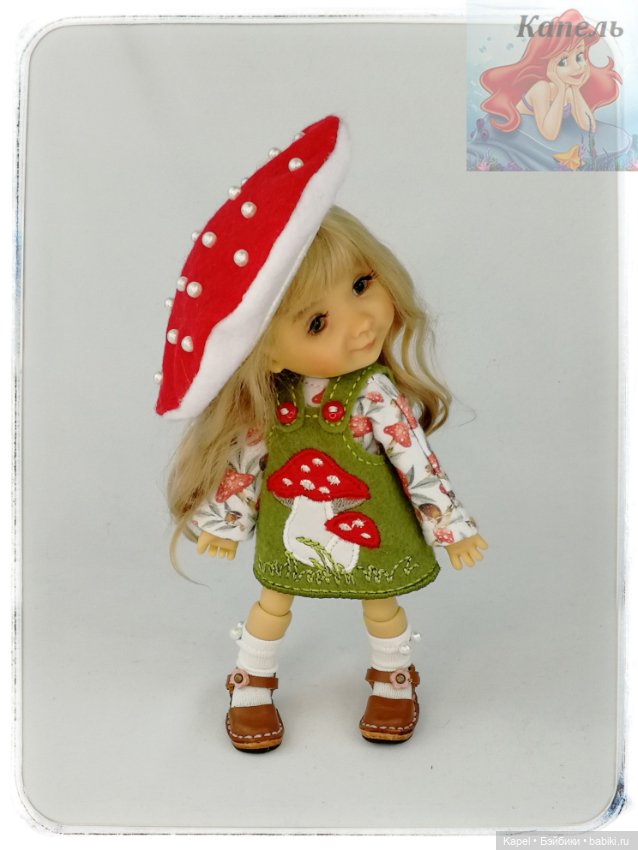 Два микро-мухоморчика — Одежда и обувь для кукол своими руками: фото