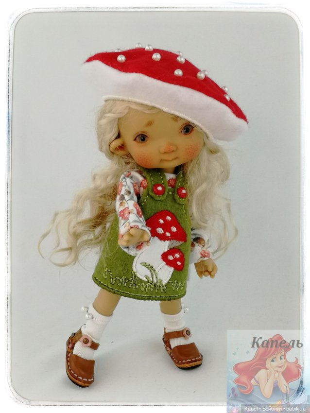 Два микро-мухоморчика — Одежда и обувь для кукол своими руками: фото