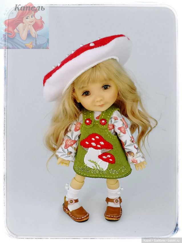 Два микро-мухоморчика — Одежда и обувь для кукол своими руками: фото