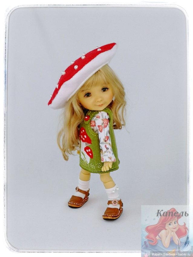 Два микро-мухоморчика — Одежда и обувь для кукол своими руками: фото