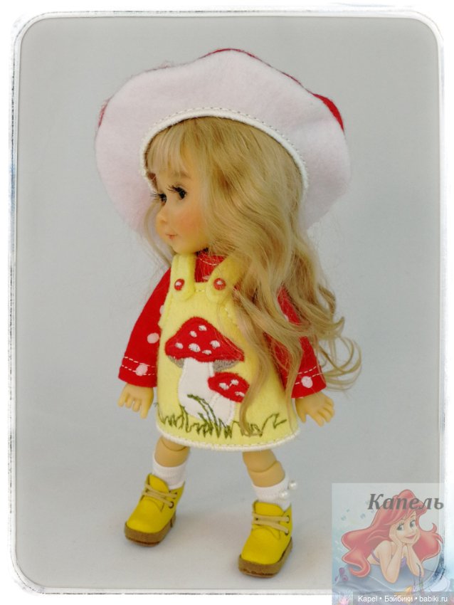 Два микро-мухоморчика — Одежда и обувь для кукол своими руками: фото