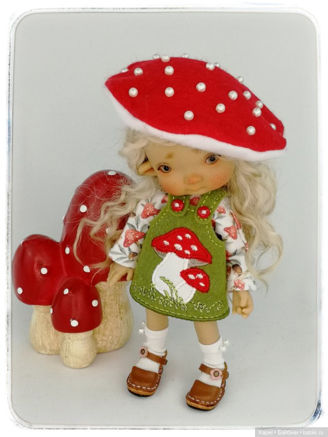 Два микро-мухоморчика — Одежда и обувь для кукол своими руками: фото (фото 6)