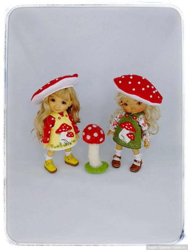 Два микро-мухоморчика — Одежда и обувь для кукол своими руками: фото (фото 5)