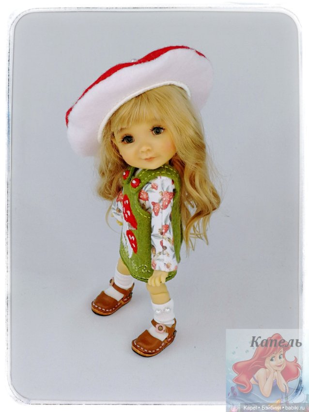 Два микро-мухоморчика — Одежда и обувь для кукол своими руками: фото