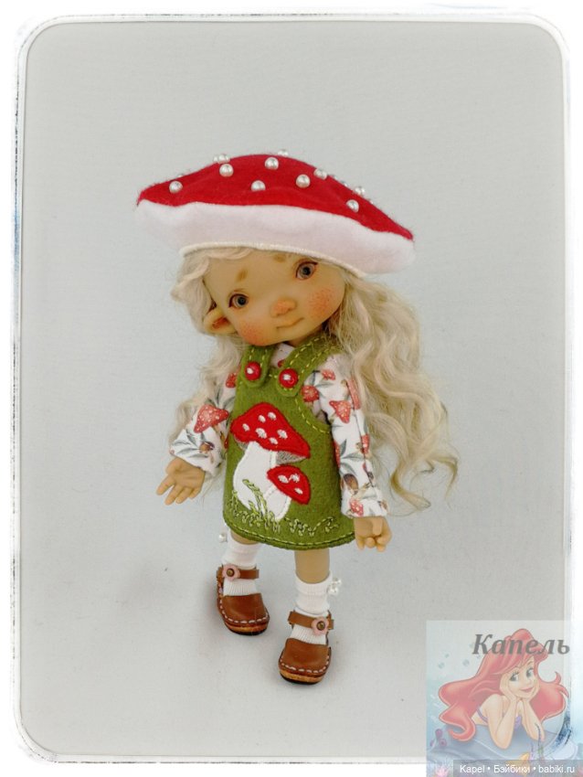 Два микро-мухоморчика — Одежда и обувь для кукол своими руками: фото (фото 9)