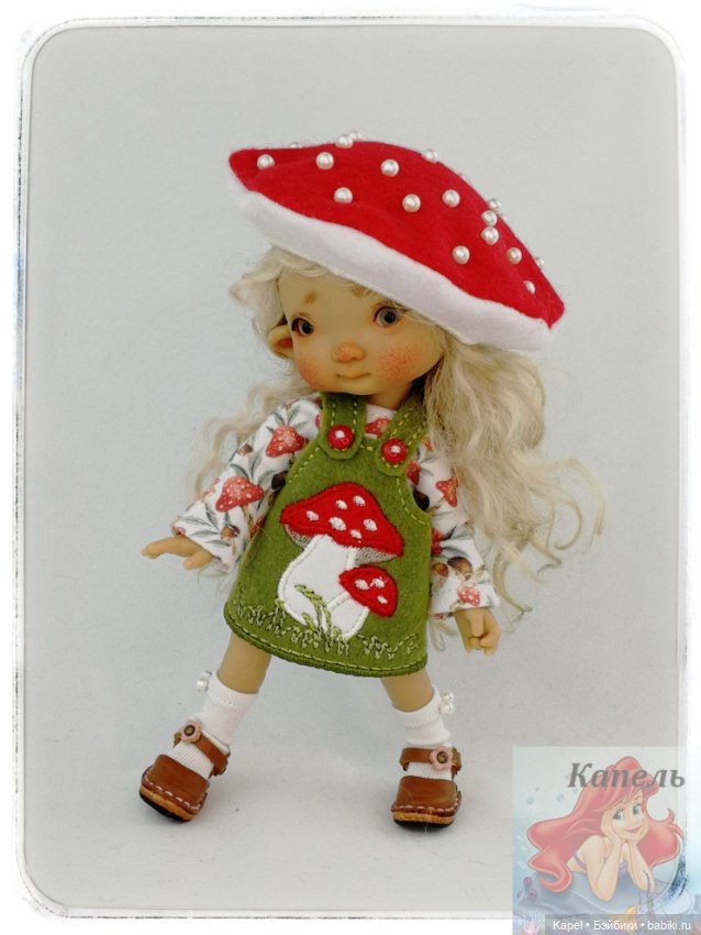 Два микро-мухоморчика — Одежда и обувь для кукол своими руками: фото (фото 7)