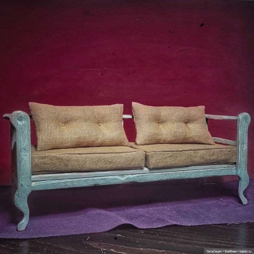 Немного о стилизации и отделки в кукольной мебели (фото 4)