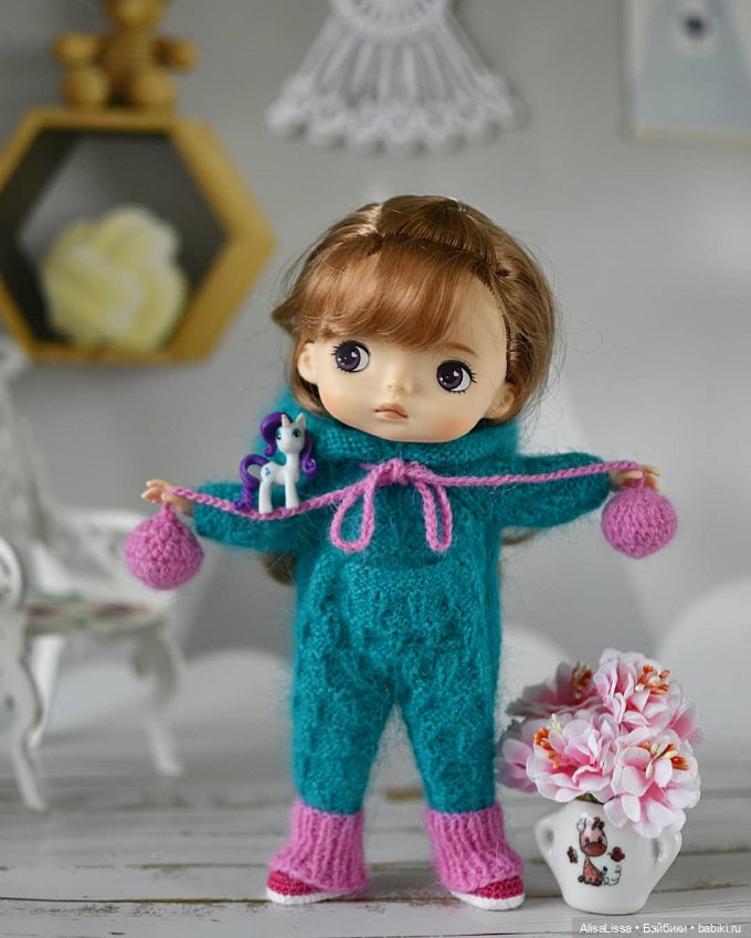 Наряд для Лины Monst — Одежда и обувь для кукол своими руками: фото (фото 4)