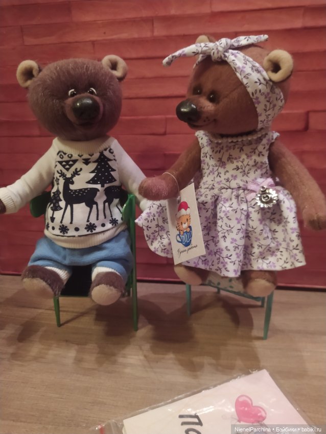 Маленькая история любви — Авторские мишки Тедди и друзья: фото (фото 2)