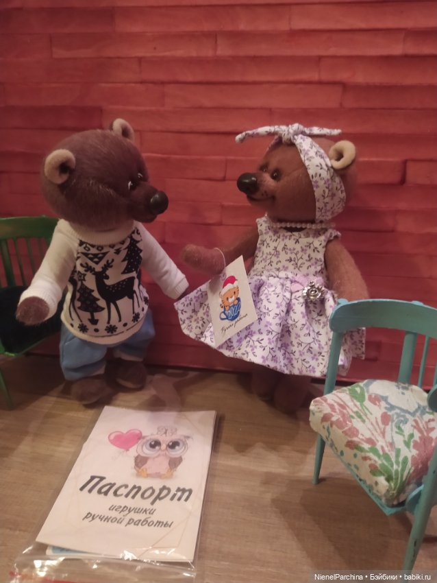 Маленькая история любви — Авторские мишки Тедди и друзья: фото