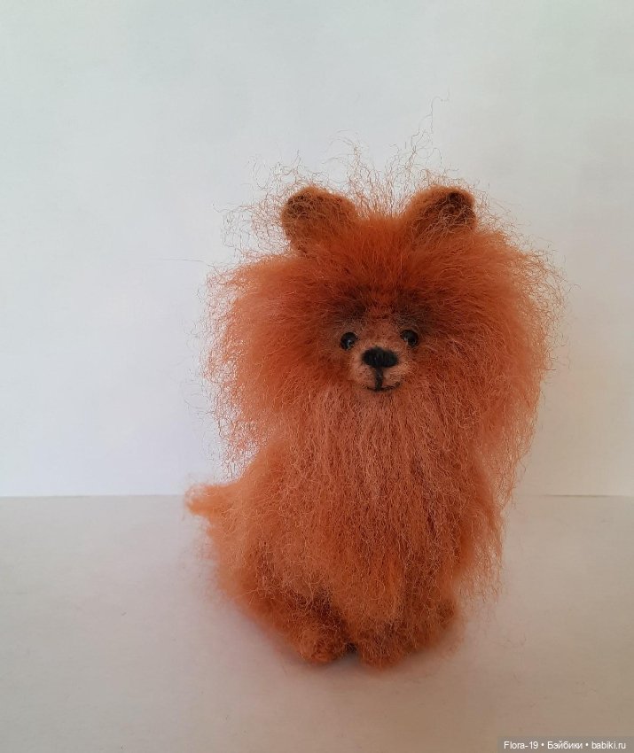 Маленький Шпиц — Вязаные игрушки и амигуруми: крючком