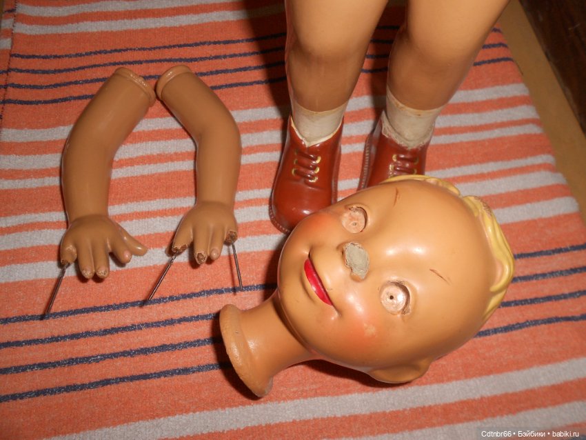 Возрождение опилочного Андрюшки - кинооператора + Реставрация родной одежды