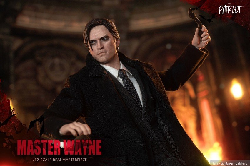 Patriot Studio - Брюс Уэйн формата 1/12 по мотивам грядущего "Бэтмена" Мэтта Ривза