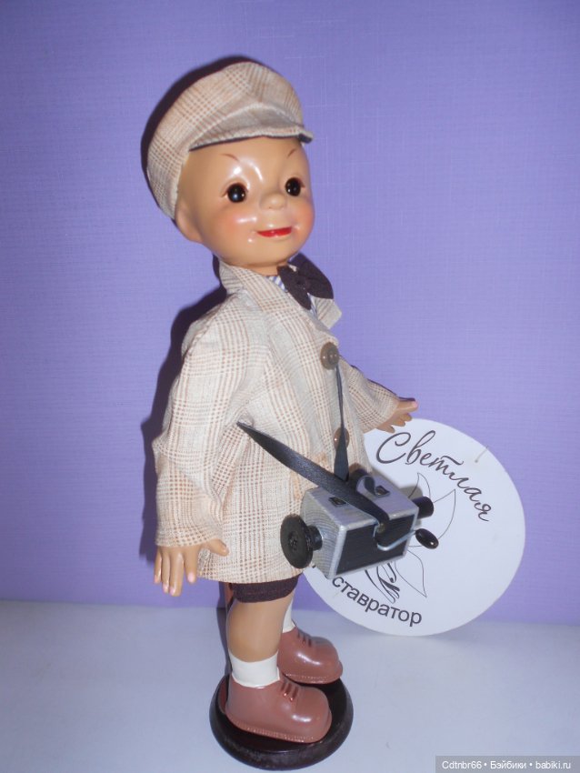 Возрождение опилочного Андрюшки - кинооператора + Реставрация родной одежды