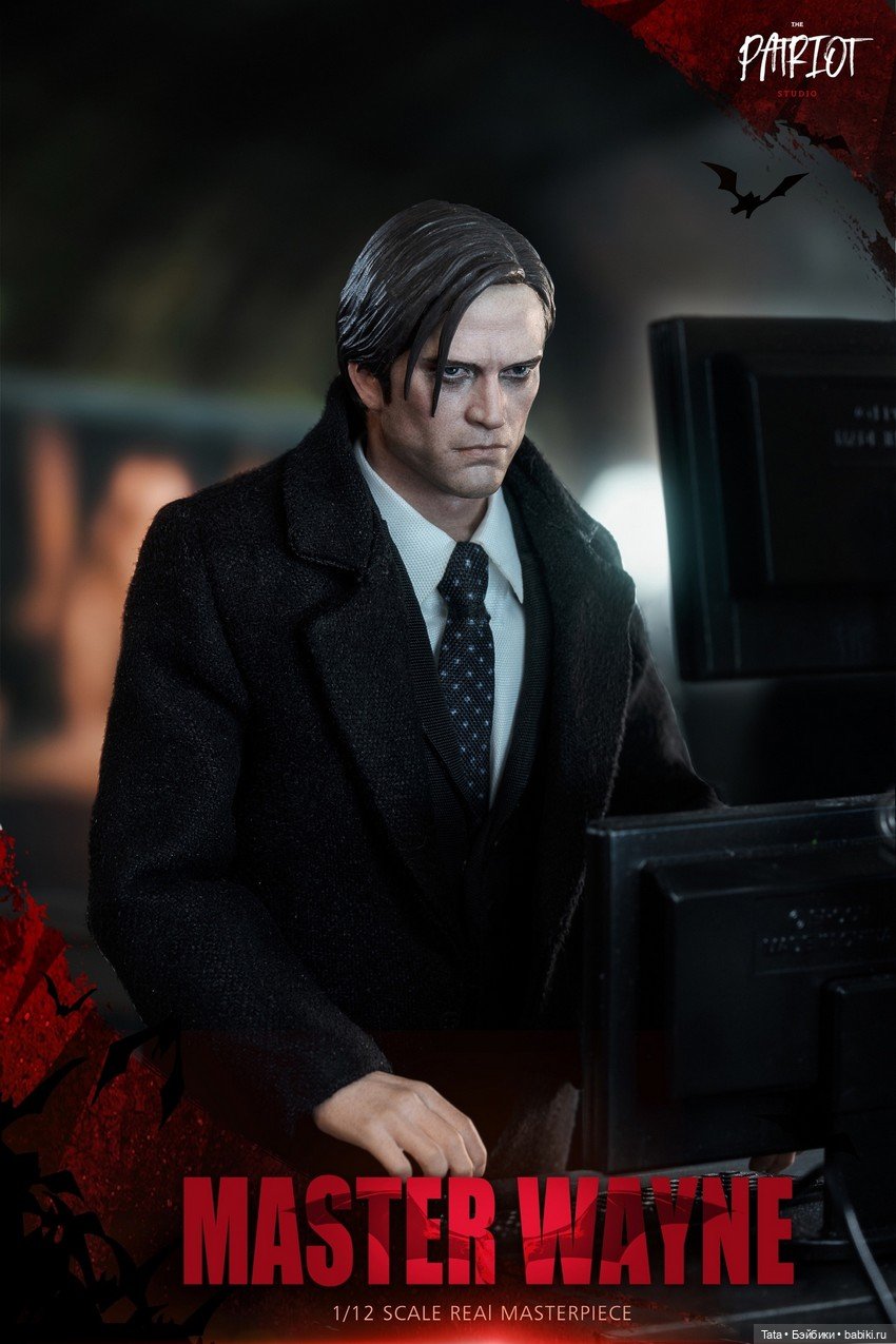 Patriot Studio - Брюс Уэйн формата 1/12 по мотивам грядущего "Бэтмена" Мэтта Ривза (фото 4)