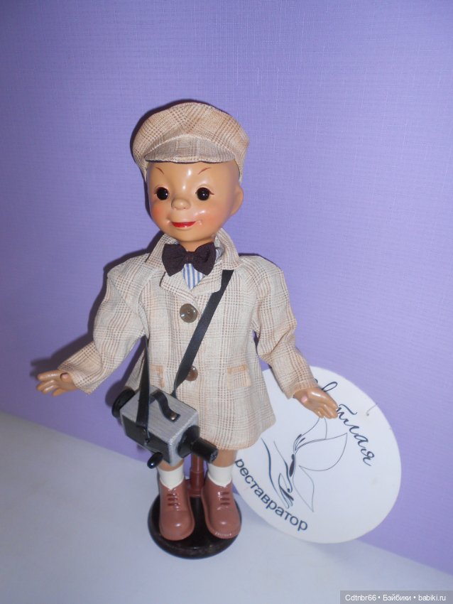 Возрождение опилочного Андрюшки - кинооператора + Реставрация родной одежды