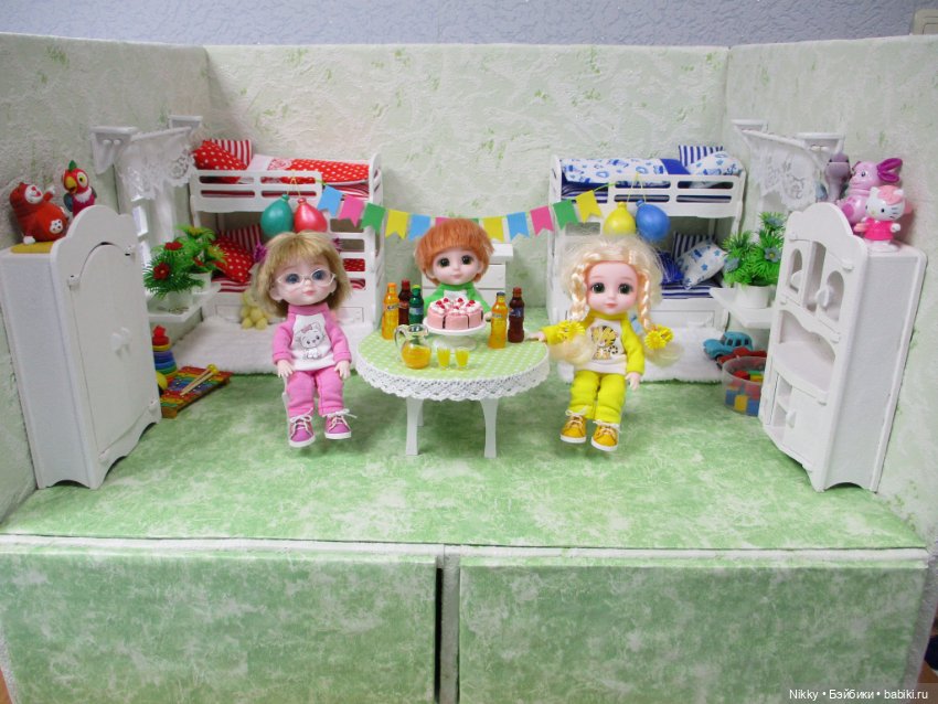 А у нас новоселье! Румбокс для кукол 13 см