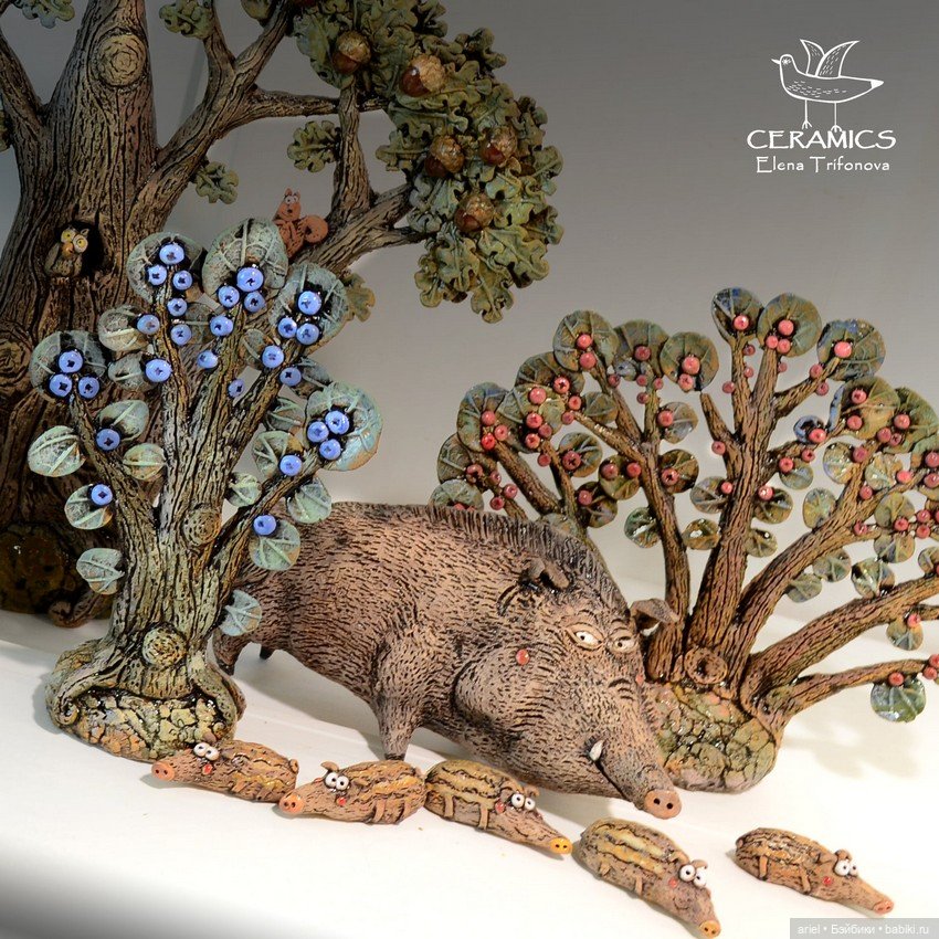 Невероятная керамика от автора Elena Trifonova
