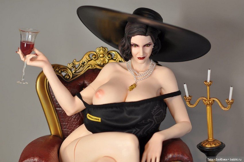 Статуя Леди Димитреску в масштабе 1/4 от компании "Horem & River Studio". 18+ (фото 9)