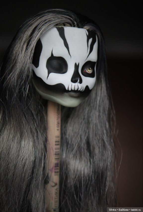 Черепушка — ООАК Monster High и Ever After High: репейнт (фото 3)