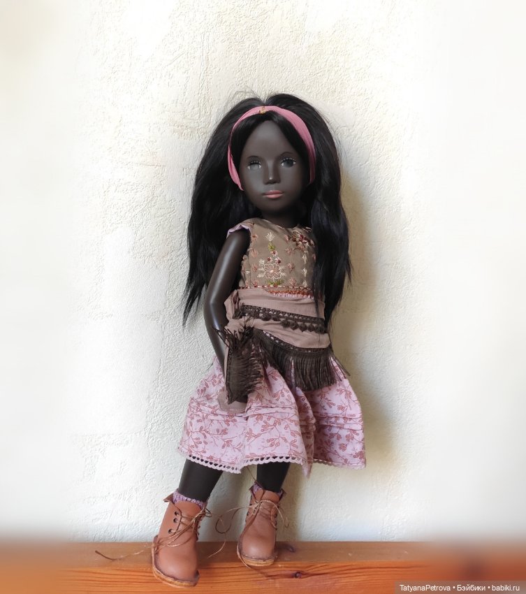 Саши и разные наряды. Кора в платьях этник💝 (фото 4)