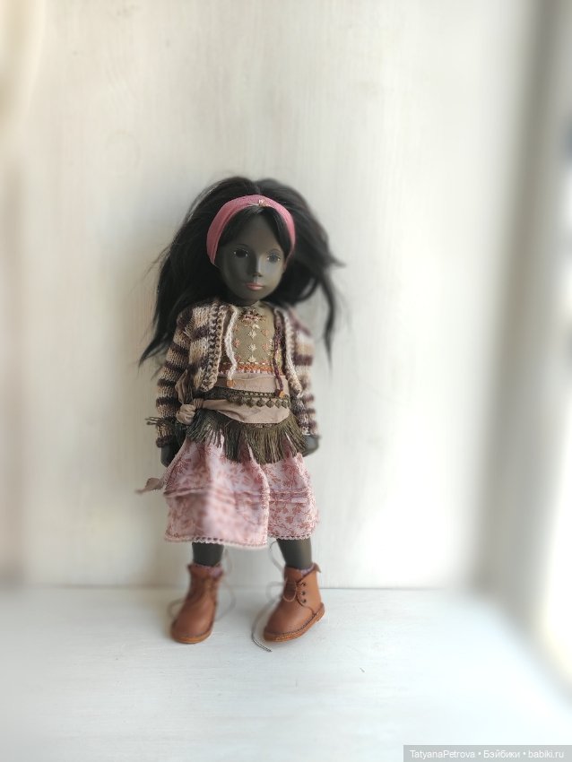 Саши и разные наряды. Кора в платьях этник💝 (фото 3)