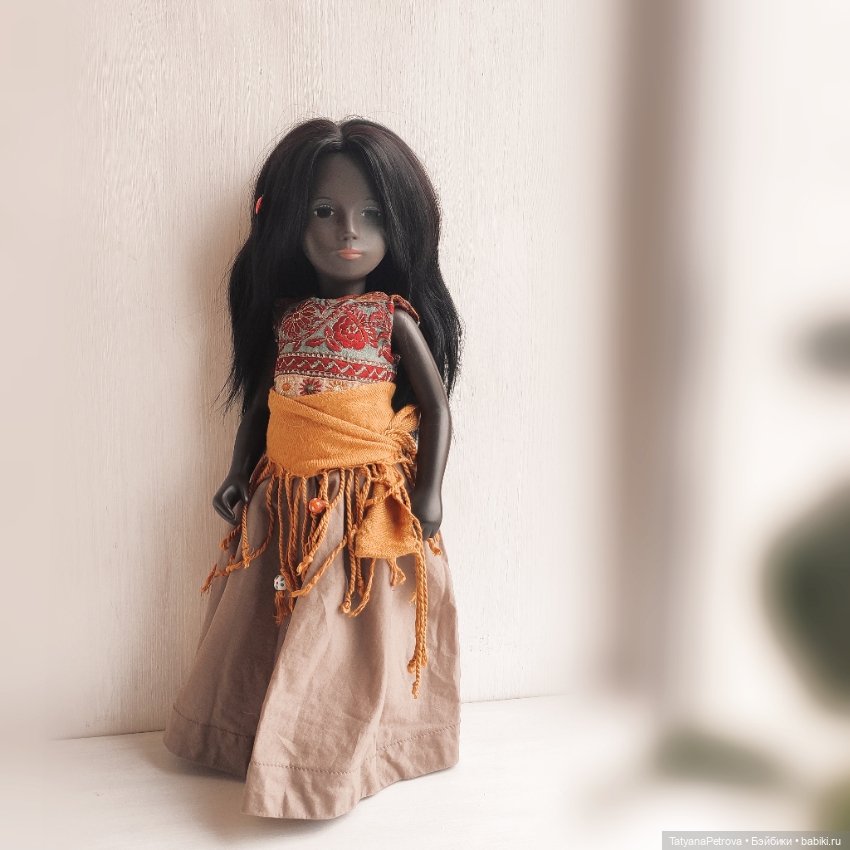 Саши и разные наряды. Кора в платьях этник💝 (фото 6)