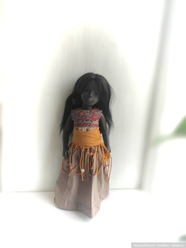 Саши и разные наряды. Кора в платьях этник💝 (фото 2)
