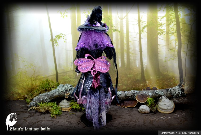 Ведьмочка Ева. Авторская шарнирная кукла от Zlata's fantasy dolls (фото 7)