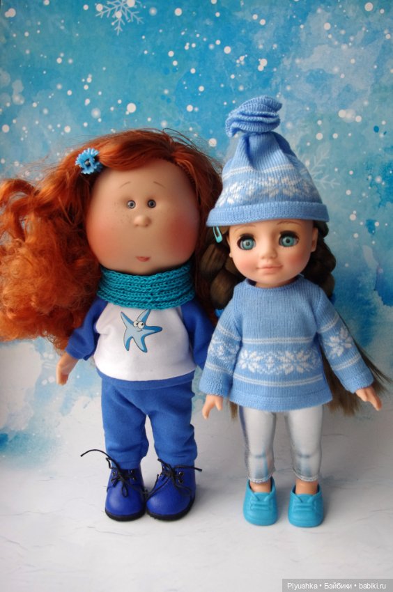 Зима. Ася утеплилась — Российские куклы Весна (фото 2)