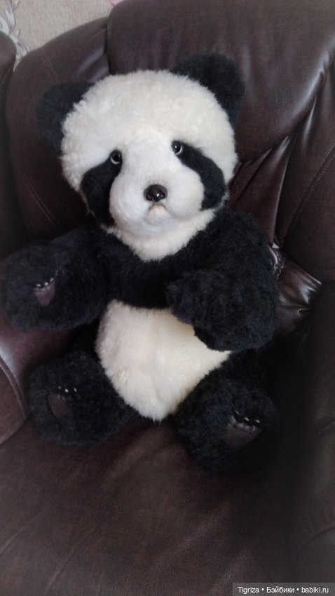 Панда по имени Шик — Авторские мишки Тедди и друзья: фото (фото 7)