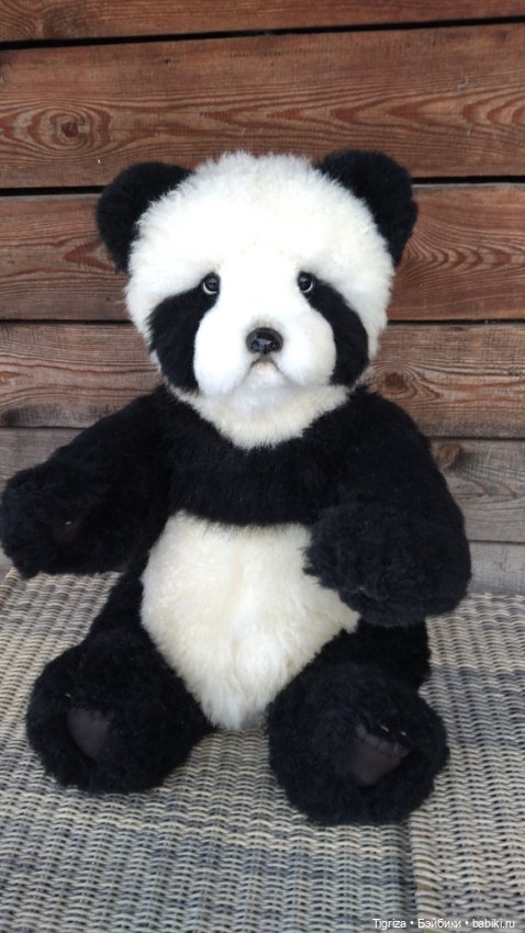 Панда по имени Шик — Авторские мишки Тедди и друзья: фото