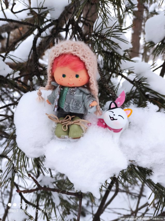 Вишенка, лес и ее любимый котик (фото 6)