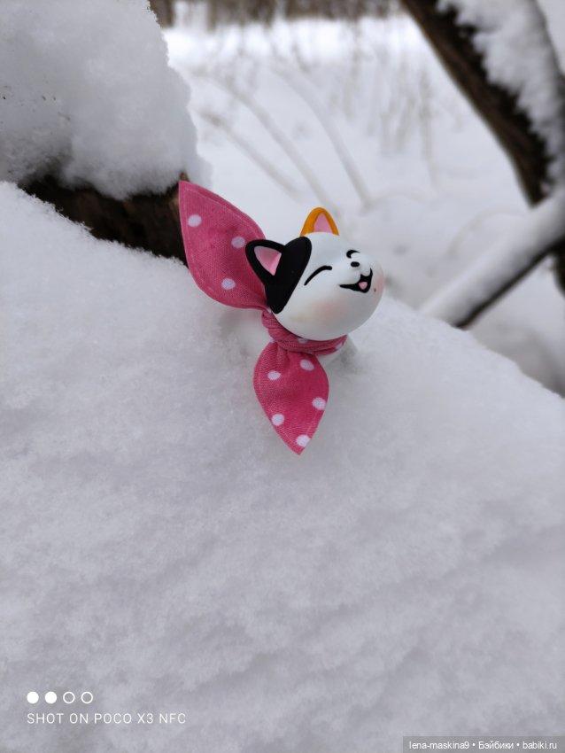 Вишенка, лес и ее любимый котик