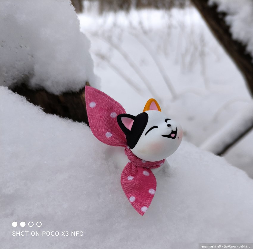 Вишенка, лес и ее любимый котик