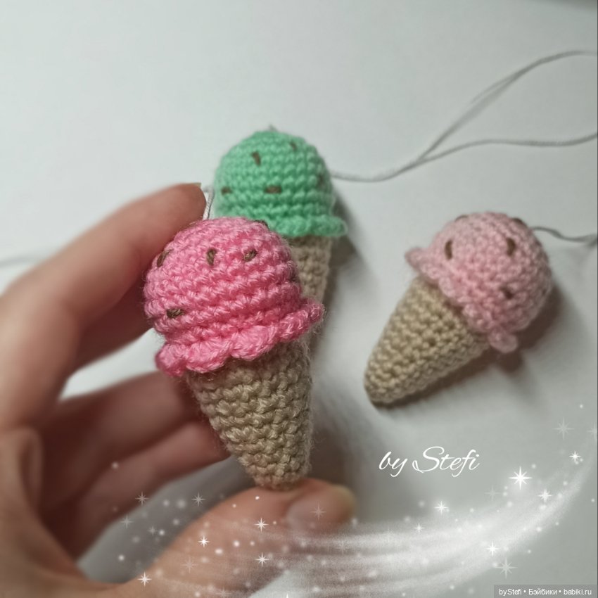 Мороженко — Вязаные игрушки и амигуруми: крючком (фото 2)