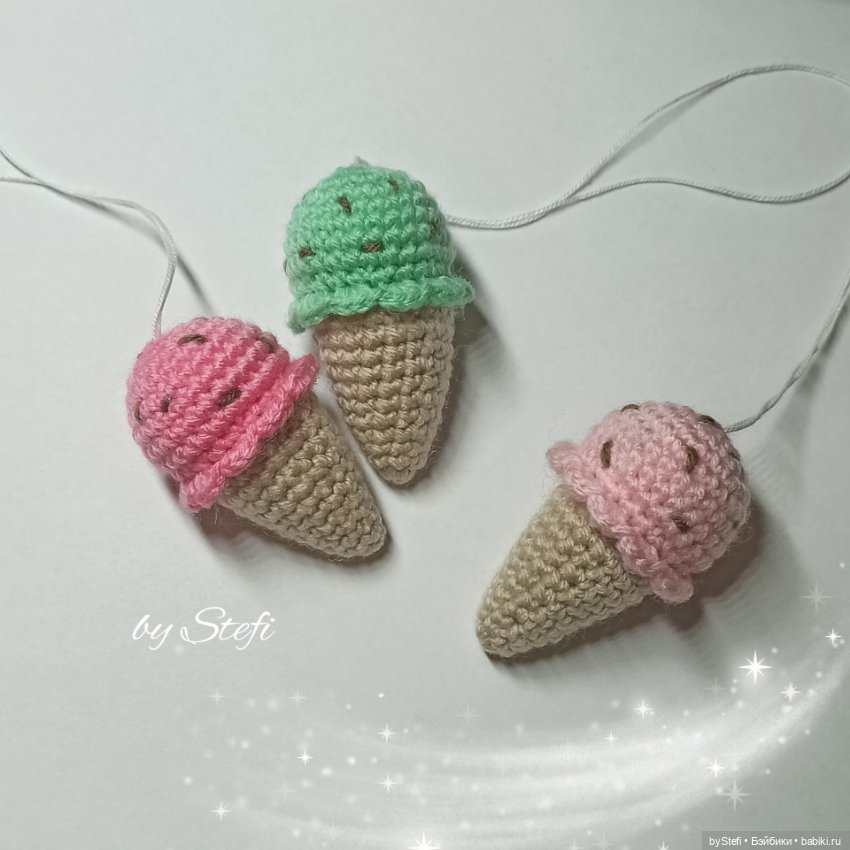 Мороженко — Вязаные игрушки и амигуруми: крючком (фото 3)