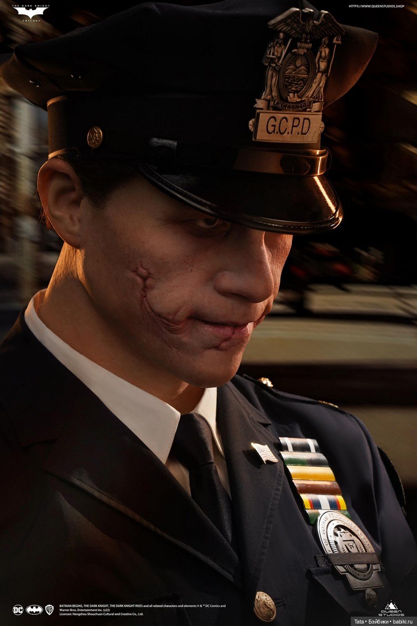 Полноразмерный бюст Джокера-Полицейского от Queen Studios (фото 5)