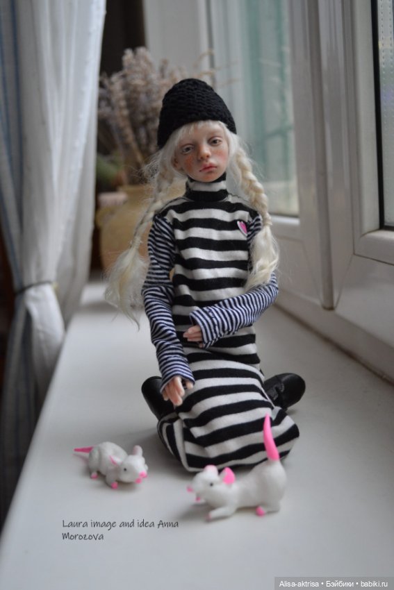 Лора черно-белое и мышки — Фотоистории с куклами BJD (БЖД): сериалы (фото 9)